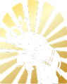 Rotating tea emblem